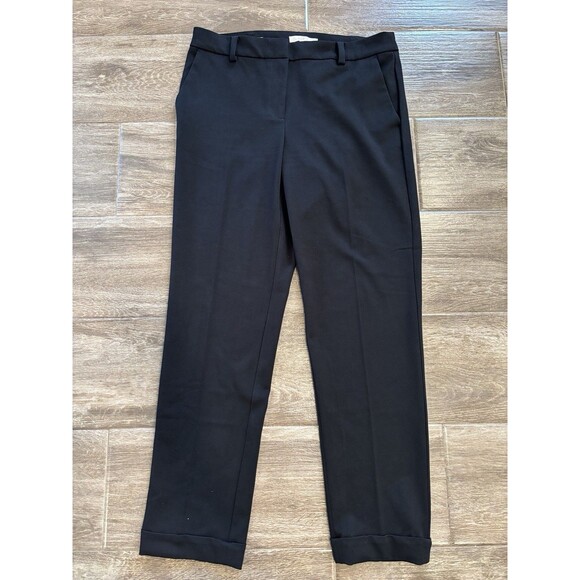 LOFT Pants - Loft Women’s Black Devin For Pant With Cuff‎ Size 6 Tall